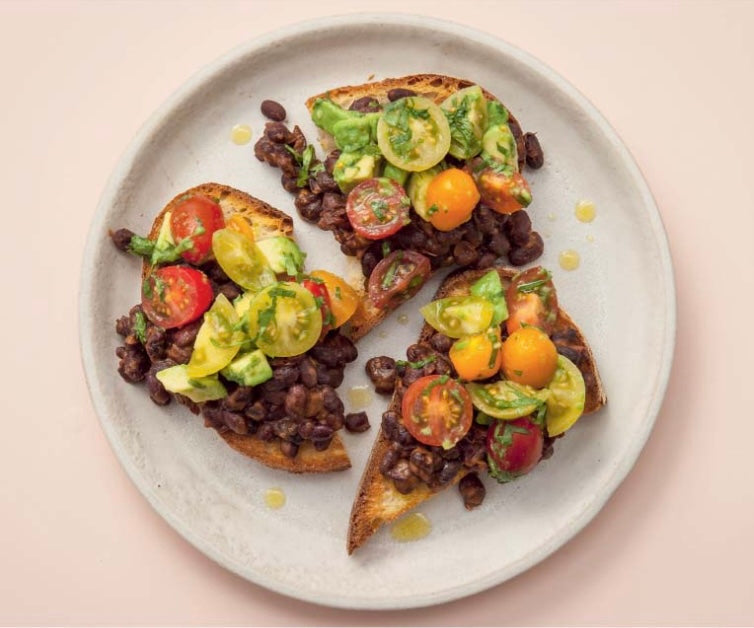 Mexican Beans & Avocado and Toast