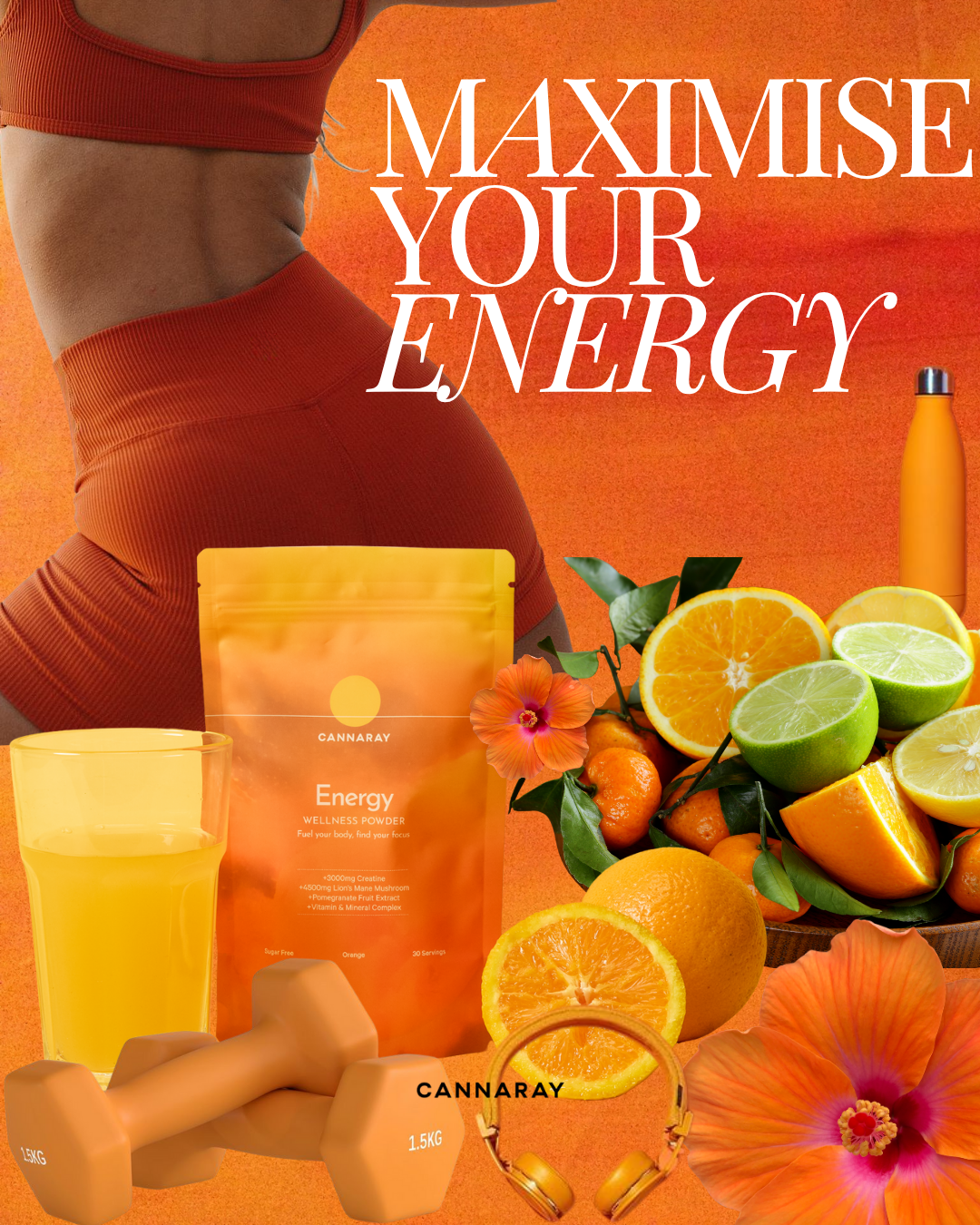 Orange Energy Wellness Powder