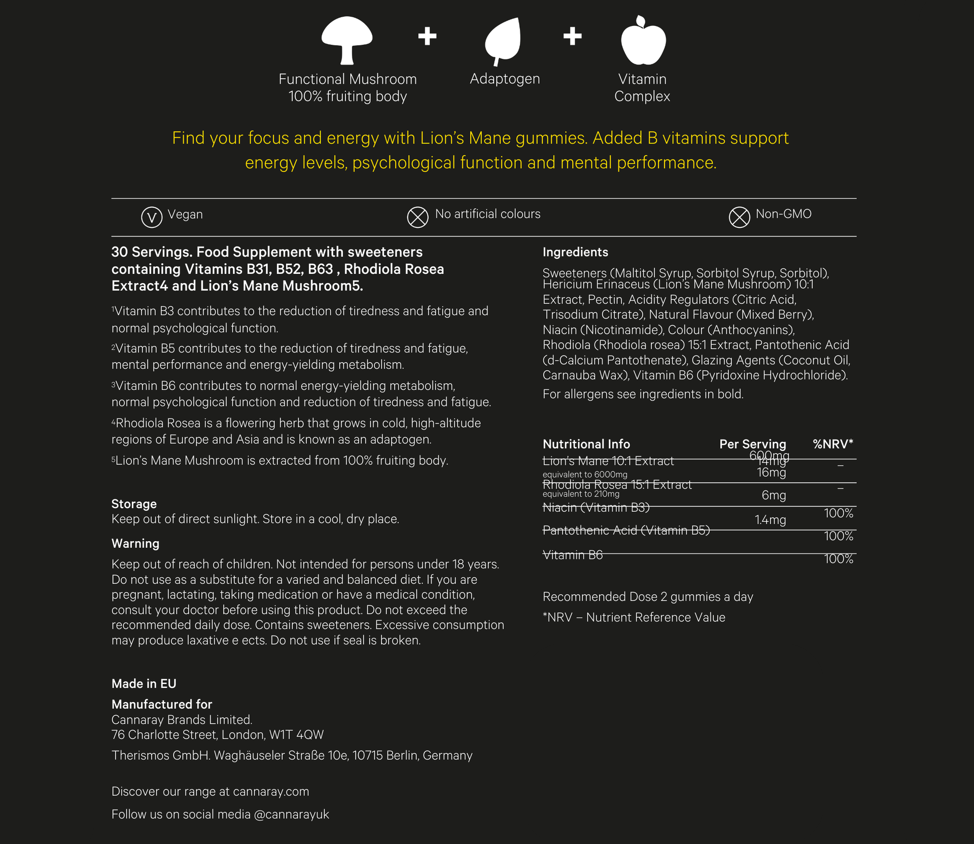 Lion’s Mane Gummies