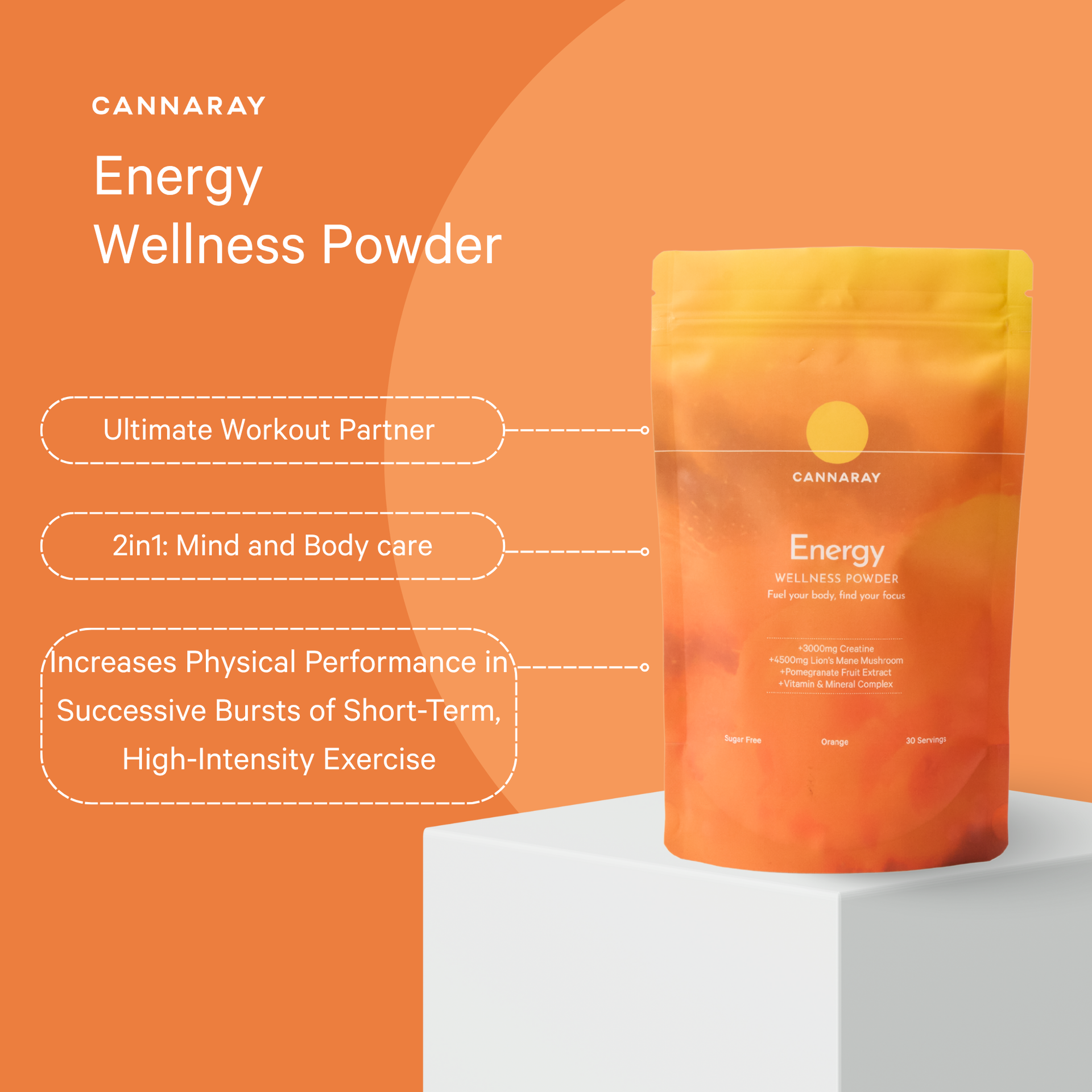 Orange Energy Wellness Powder