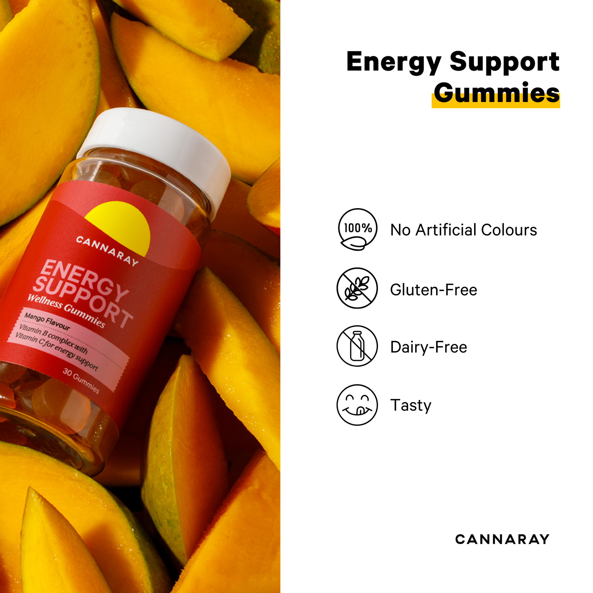 Mango Energy Support Gummies