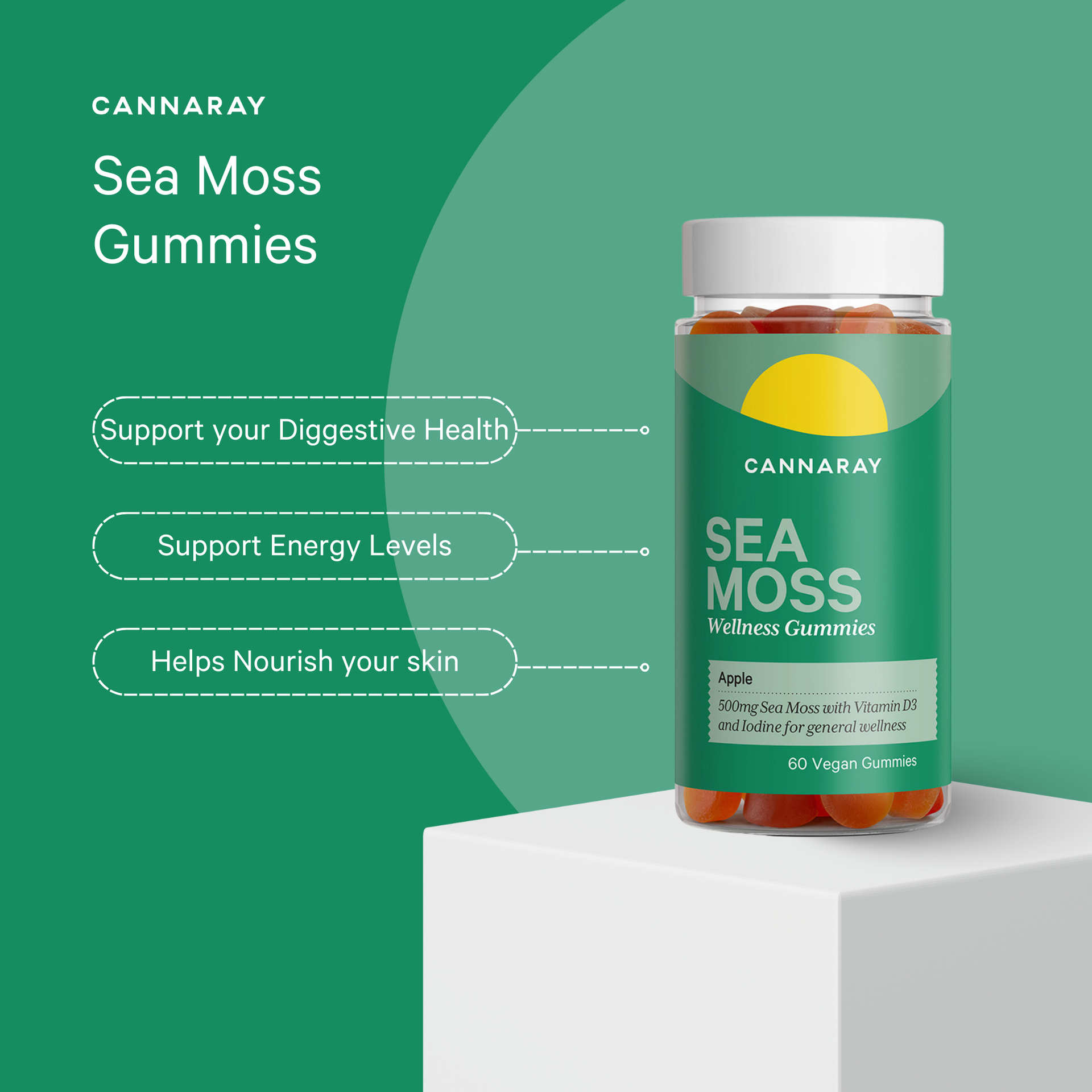 Apple Sea Moss Gummies