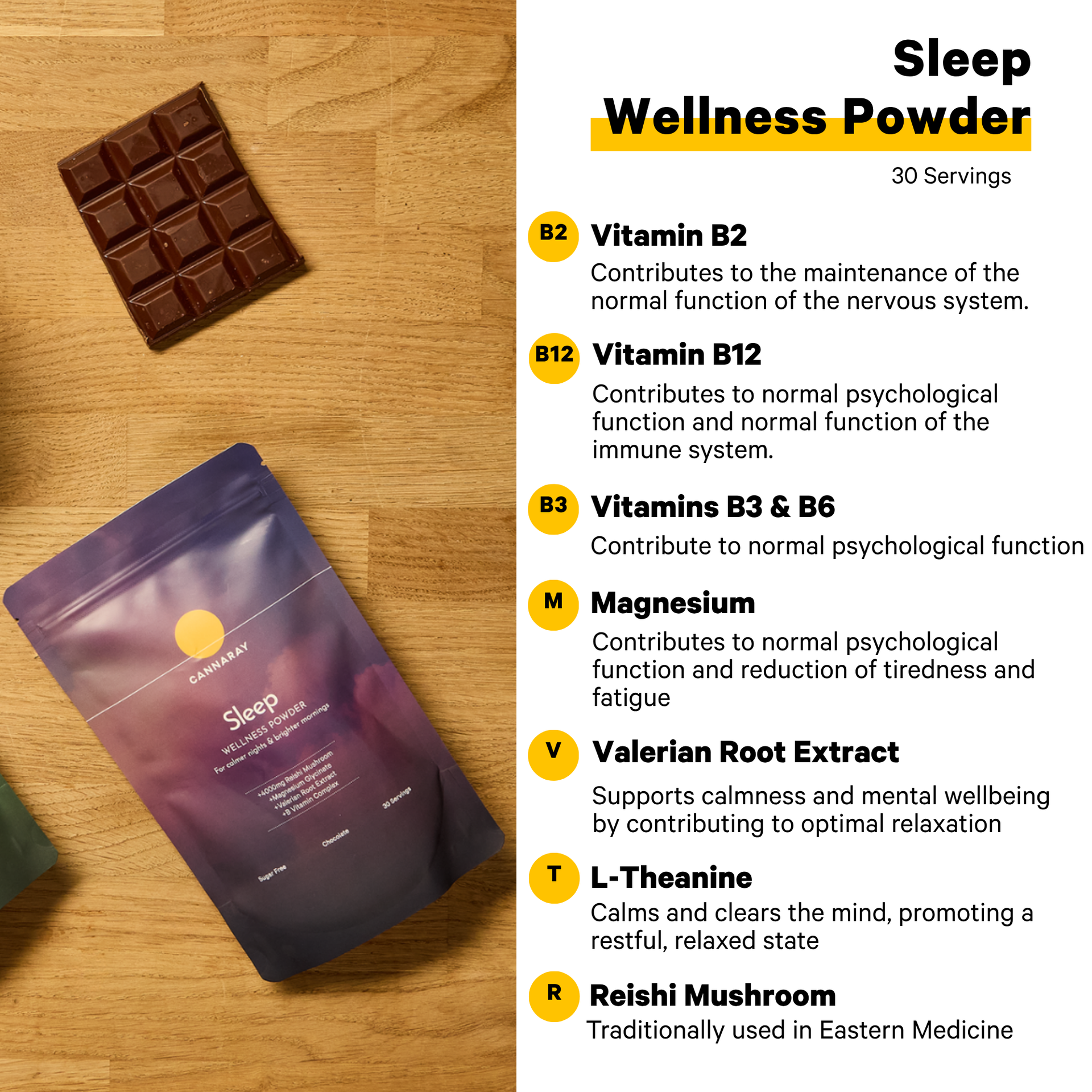 Chocolate Sleep Wellness Powder