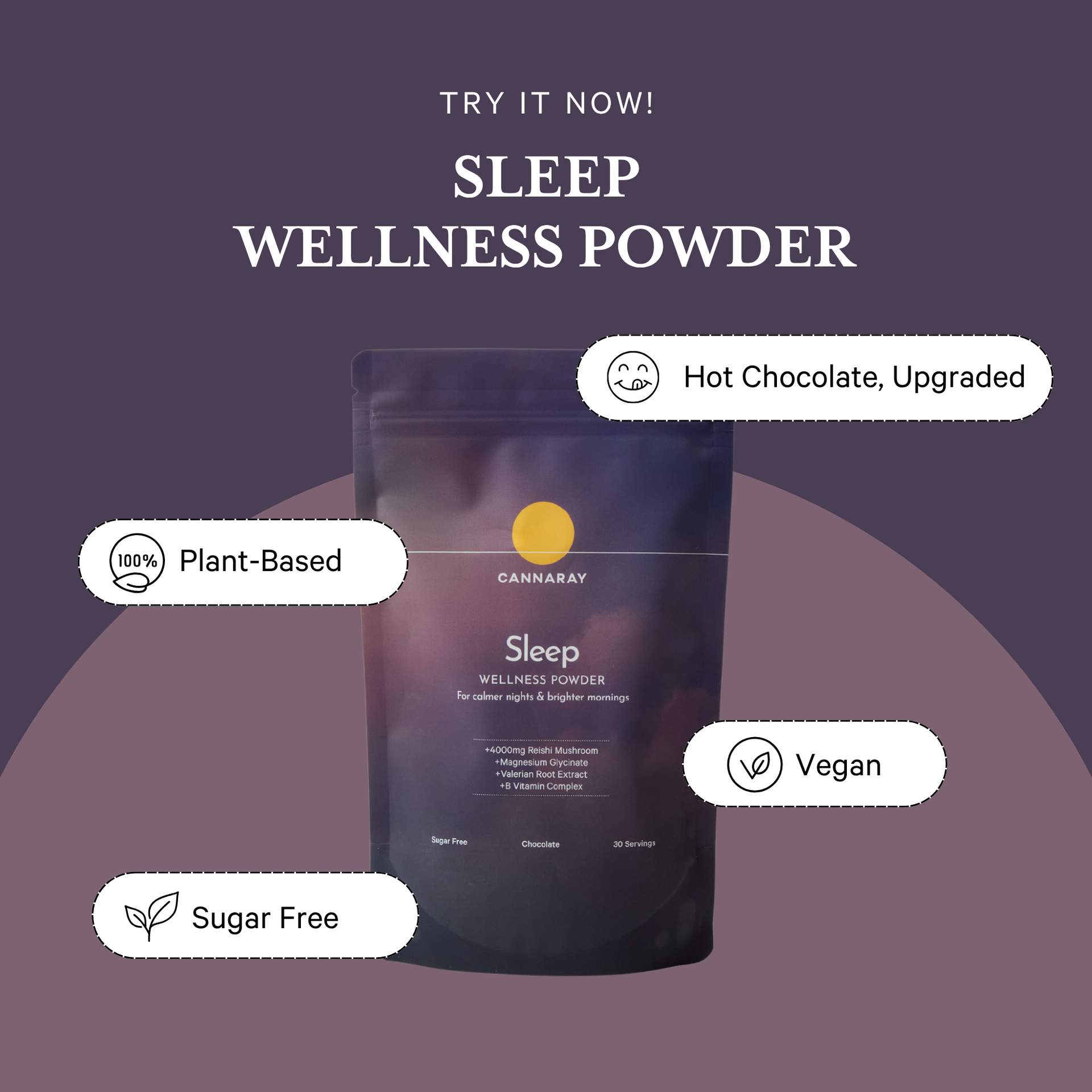 Chocolate Sleep Wellness Powder
